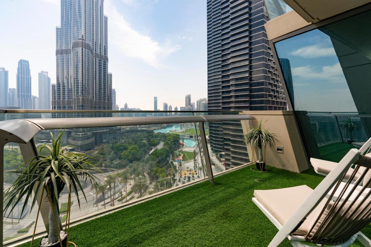 Prestige Living 1Br With Full Burj Khalifa View By Auberge Dubaj Zewnętrze zdjęcie